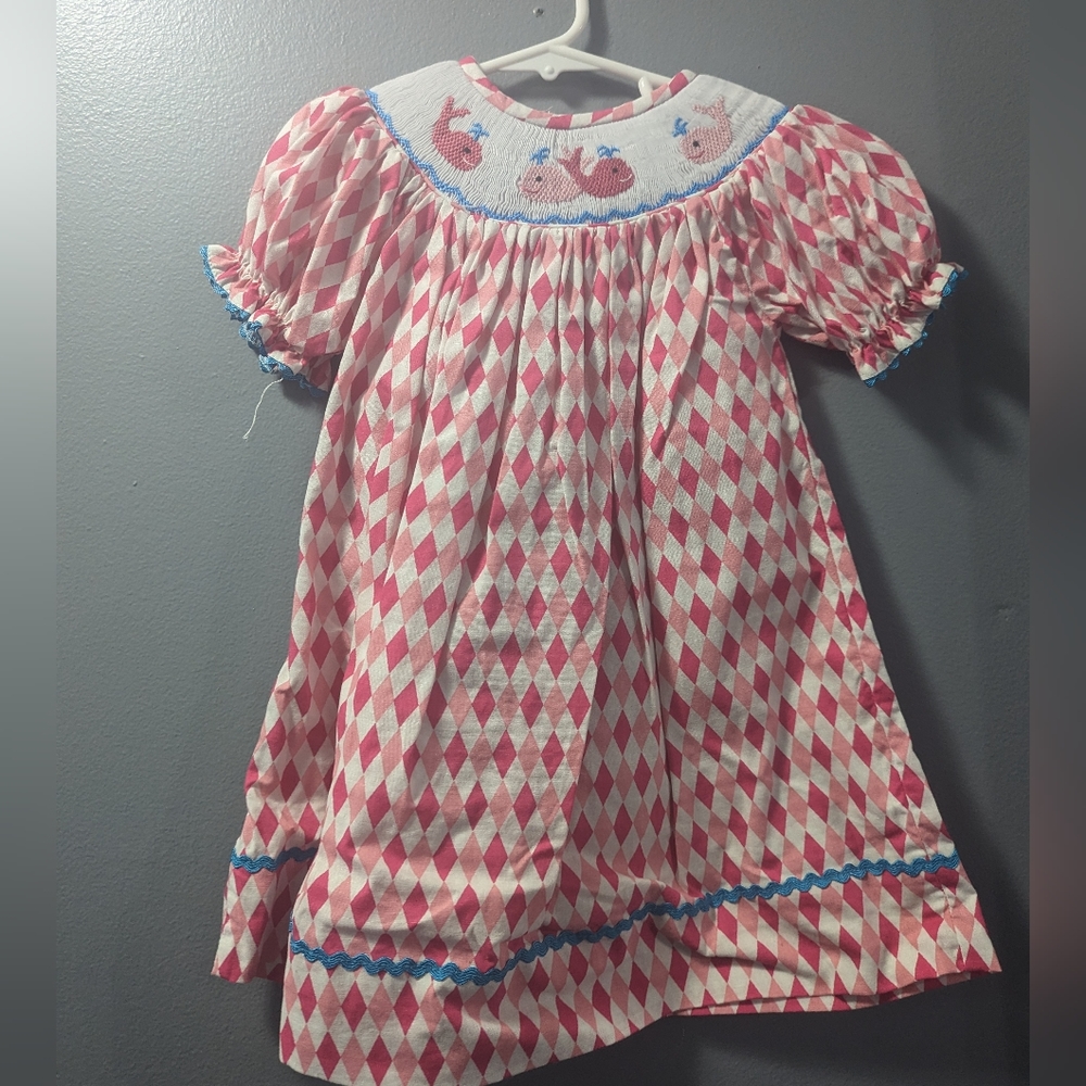 Babeeni Whale Dress Size 12m